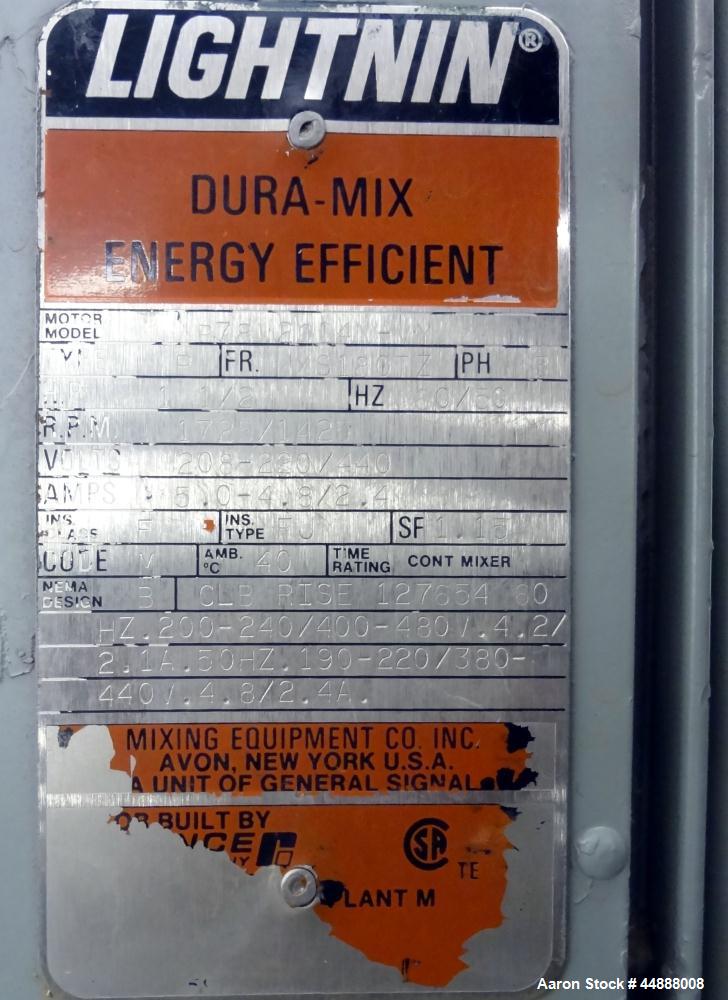 Used 10,000 Gallon Stainless Steel Feldmeier Reactor, Model XLC-150D