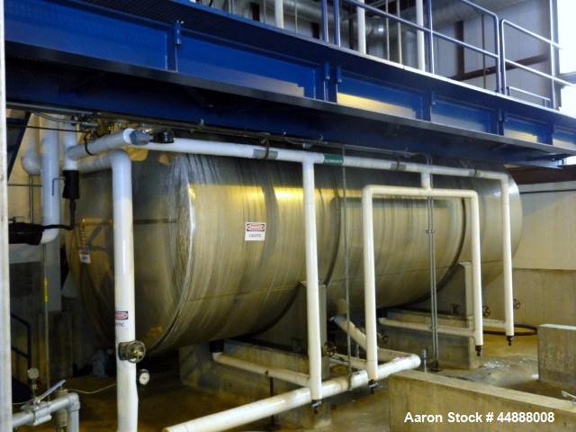 Used 10,000 Gallon Stainless Steel Feldmeier Reactor, Model XLC-150D