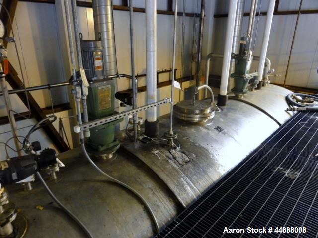 Used 10,000 Gallon Stainless Steel Feldmeier Reactor, Model XLC-150D