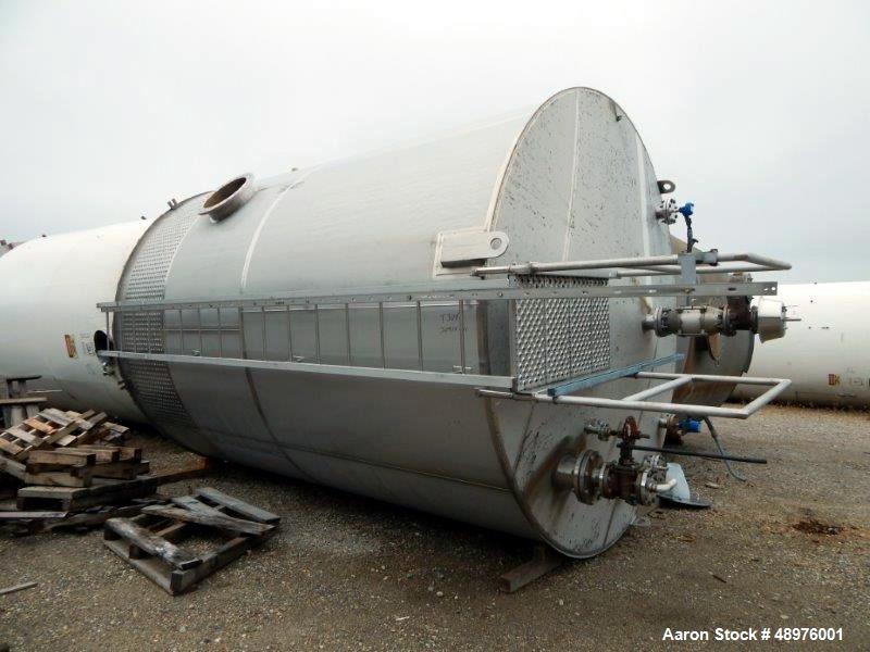 Used- Feldmeier 12,000 Gallon, Vertical Stainless Steel Tank