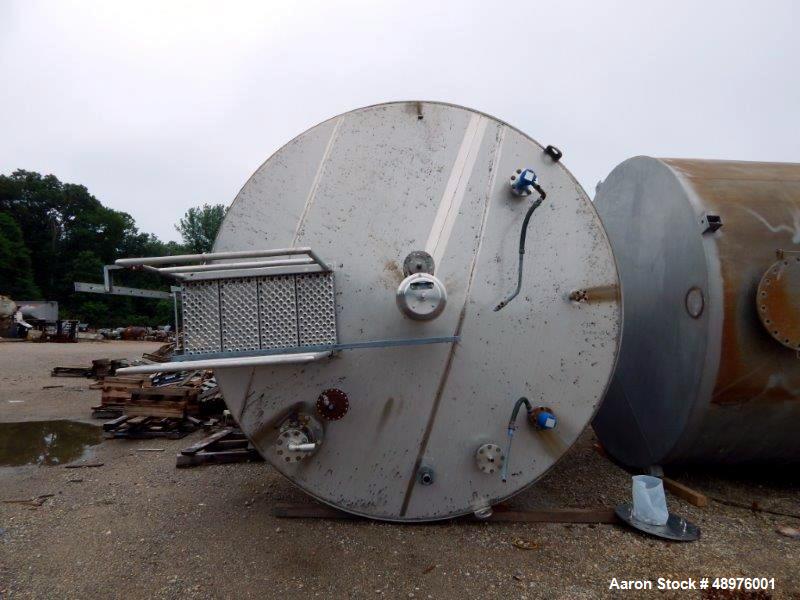 Used Feldmeier 12,000 Gallon, Vertical Stainless Steel Tank