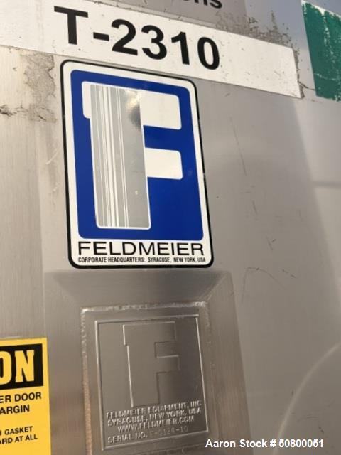 Used Feldmeier 8,000 Gallon Stainless Steel Storage Tank – Single Wall Flat Bottom Process Tank