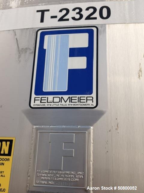 Feldmeier 8,000 Gallon Stainless Steel Process & Bulk Liquid Storage Tank for Sale