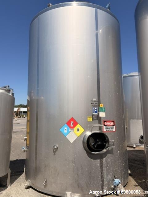 Used Feldmeier 7,000 Gallon Stainless Steel Storage Tank – Single Wall Flat Bottom Process Vessel