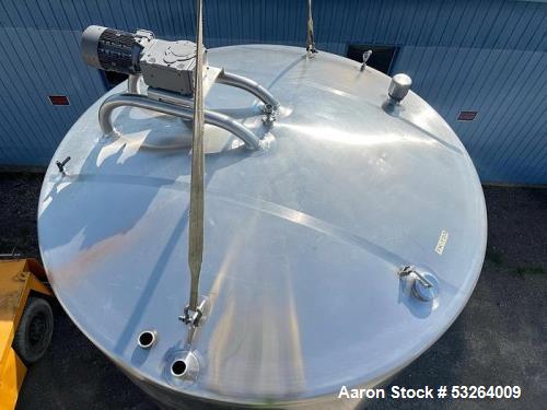 10,000 Gallon Stainless Steel Feldmeier Tank