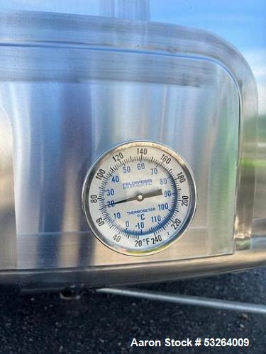10,000 Gallon Stainless Steel Feldmeier Tank