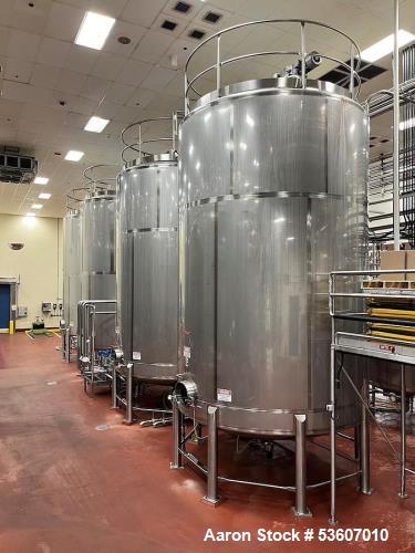 Feldmeier 15,000 Gallon 316L Stainless Vertical Tank with Agitator