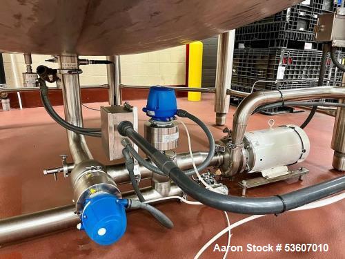 Feldmeier 15,000 Gallon 316L Stainless Vertical Tank with Agitator