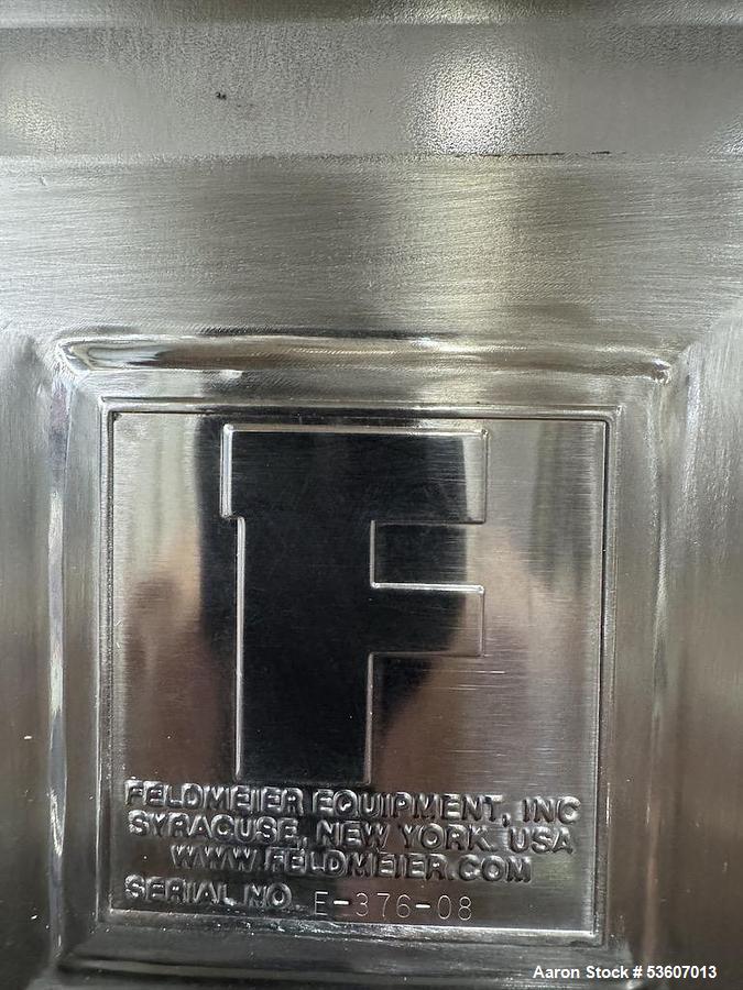 Used Feldmeier 6,500 Gallon (24,600 L) Vertical Mix Tank – 316L Stainless Steel
