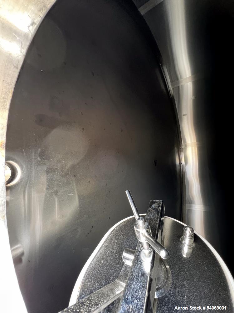 Used Feldmeier 20,000 Gallon Stainless Steel Vertical Tank | Dished Top | Sloped Bottom | Manway Access