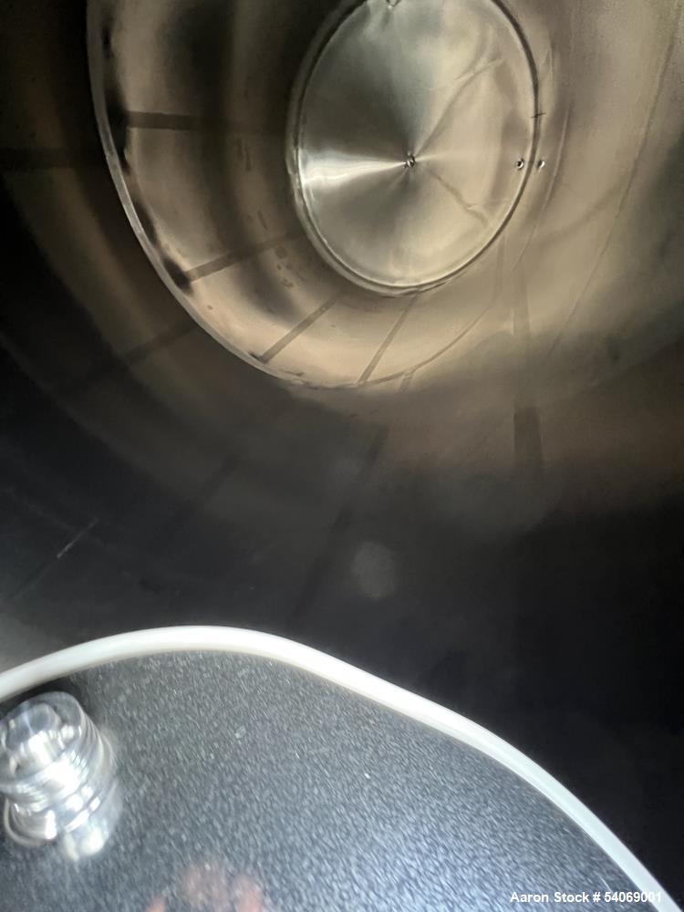 Used Feldmeier 20,000 Gallon Stainless Steel Vertical Tank | Dished Top | Sloped Bottom | Manway Access
