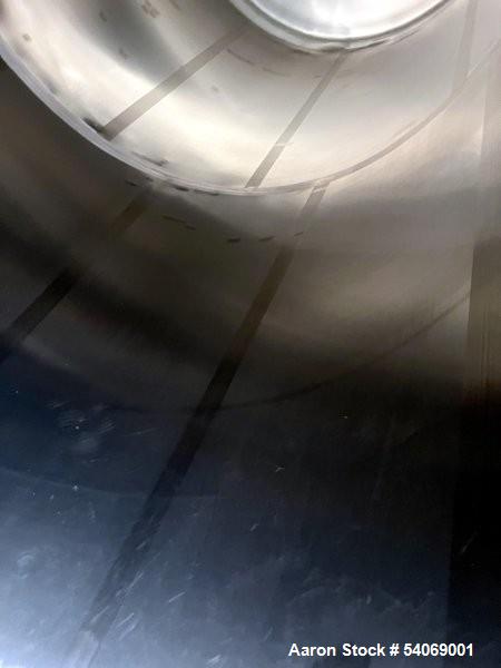 Used Feldmeier 20,000 Gallon Stainless Steel Vertical Tank | Dished Top | Sloped Bottom | Manway Access