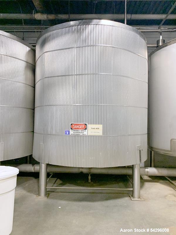 Used Feldmeier Stainless Steel Tank, Approximate 5,000 Gallon. Previously held water for RO.