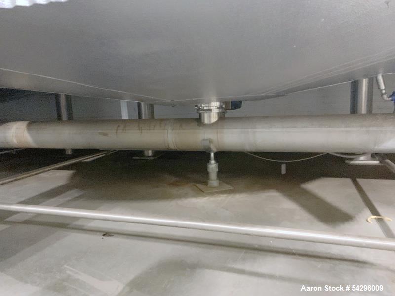 Used Feldmeier Approximate 5,000 Gallon Stainless Steel Tank. Previously held water for RO.