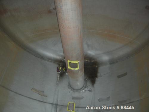 USED: Fesco tank, 20,000 gallon, 304 stainless steel, horizontal. Approximate 120" diameter x 384" straight side. Dished heads. Internal rated 0 psi at 180 deg F. Openings: top (1) 24" manway with co...