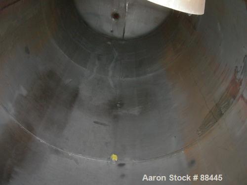 USED: Fesco tank, 20,000 gallon, 304 stainless steel, horizontal. Approximate 120" diameter x 384" straight side. Dished heads. Internal rated 0 psi at 180 deg F. Openings: top (1) 24" manway with co...