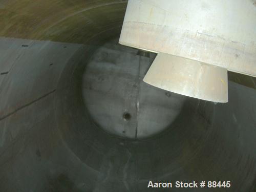 USED: Fesco tank, 20,000 gallon, 304 stainless steel, horizontal. Approximate 120" diameter x 384" straight side. Dished heads. Internal rated 0 psi at 180 deg F. Openings: top (1) 24" manway with co...