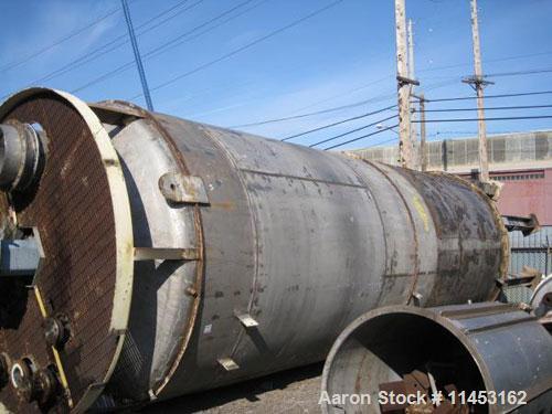 Used-16,978 Gallon Five Star Industries Mix Tank.  304 Stainless steel construction, approximately 10' diameter x 26'9" stra...