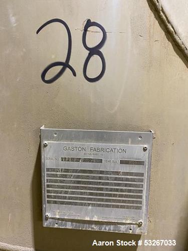 Gaston County approximately 8000 gallon 304 stainless steel vertical tank.