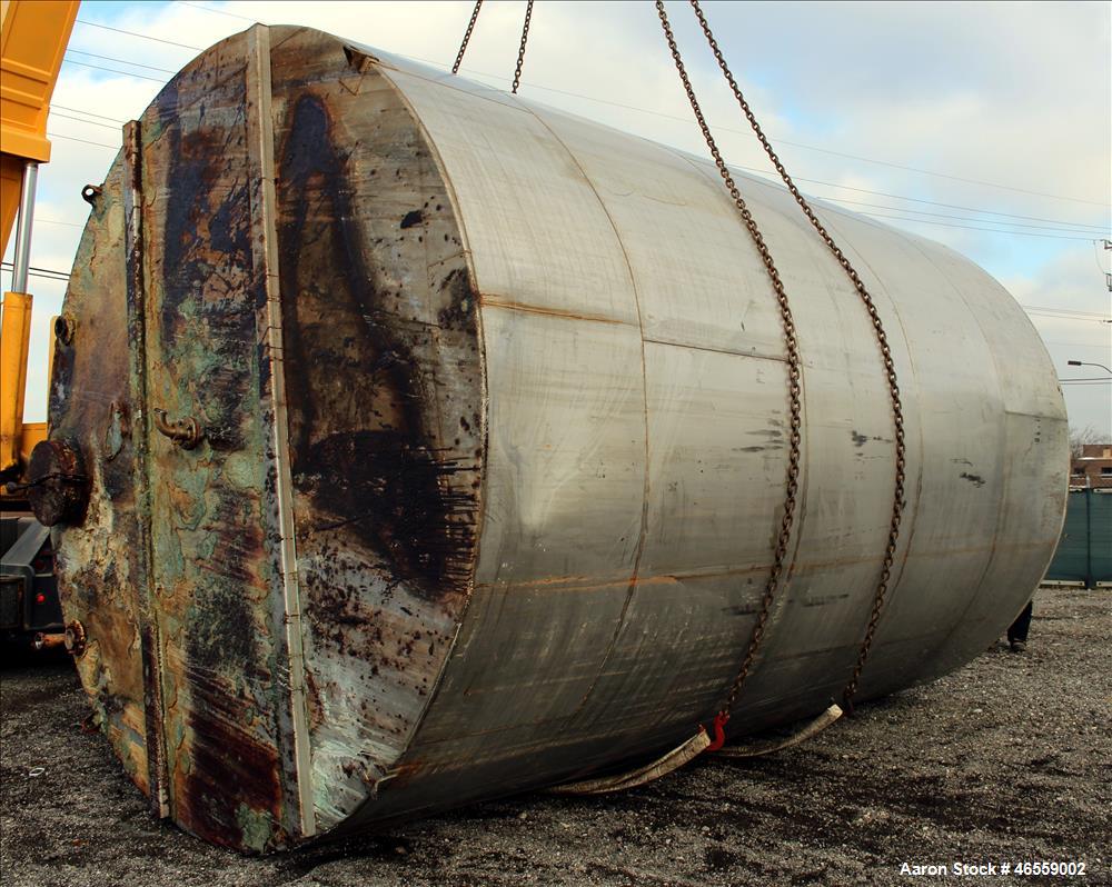 Used Givins Welding Service Tank, Approximate 18,000 Gallon, 316 Stainless Stee