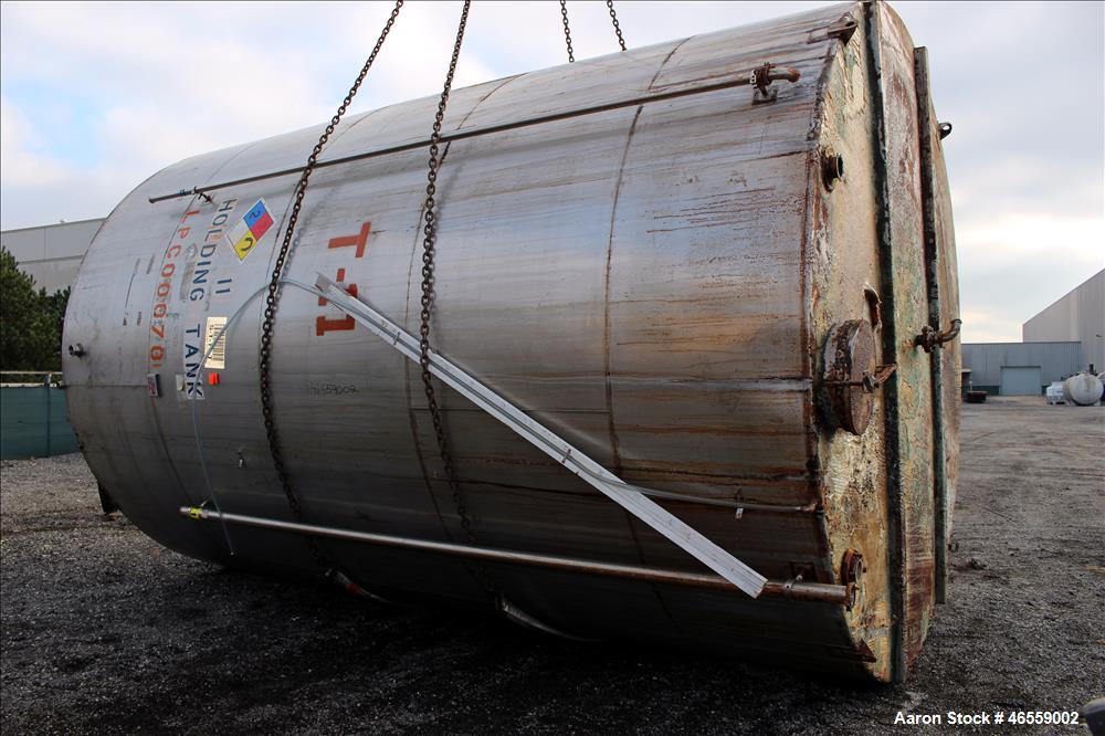 Used Givins Welding Service Tank, Approximate 18,000 Gallon, 316 Stainless Stee
