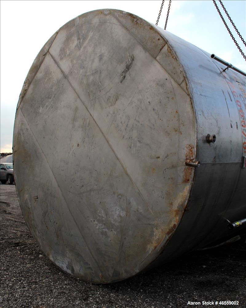 Used Givins Welding Service Tank, Approximate 18,000 Gallon, 316 Stainless Stee