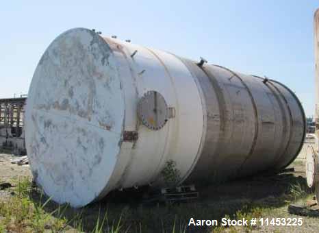 Used- 24,000 Gallon Stainless Steel  Hamilton Tank Co. Storage Tank