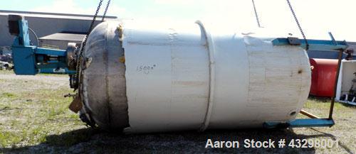 Used Hamilton Dynamic Crystallizer Pressure Tank, 5,300 Gallon, 304L Stainless Steel, Vertical. 96” Diameter x 156” straight side, 2:1 elliptical top and bottom. Internal rated Full Vacuum & 60 psi a...