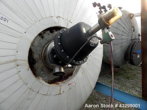 Used Hamilton Dynamic Crystallizer Pressure Tank, 5,300 Gallon, 304L Stainless Steel, Vertical. 96” Diameter x 156” straight side, 2:1 elliptical top and bottom. Internal rated Full Vacuum & 60 psi a...