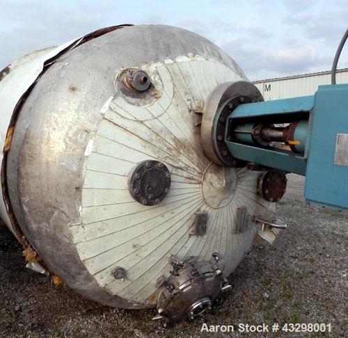 Used Hamilton Dynamic Crystallizer Pressure Tank, 5,300 Gallon, 304L Stainless Steel, Vertical. 96” Diameter x 156” straight side, 2:1 elliptical top and bottom. Internal rated Full Vacuum & 60 psi a...