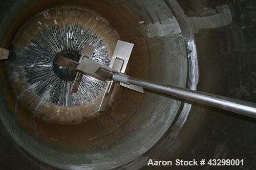 Used Hamilton Dynamic Crystallizer Pressure Tank, 5,300 Gallon, 304L Stainless Steel, Vertical. 96” Diameter x 156” straight side, 2:1 elliptical top and bottom. Internal rated Full Vacuum & 60 psi a...