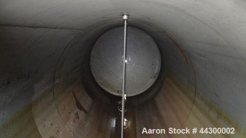 Used Hamilton Welding Company Tank, 11,000 Gallon, 304 Stainless Steel, Horizontal. Approximate 96” Diameter x 330” straight side, dished heads. Openings top 24” man way with cover, 3” side bottom ou...