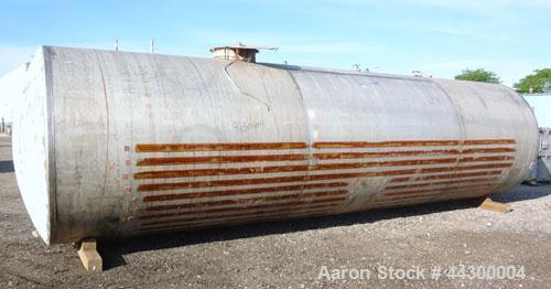 Used 11,000 Gallon Stainless Steel Hamilton Welding Company Tank