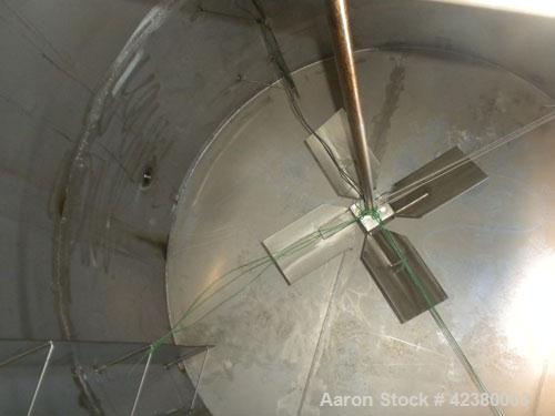 Used Henders Boiler and Tank Company Tank, approximately 5700 gallons, 304 stainless steel, vertical. Approximately 108" diameter x 144" straight side, flat top and bottom. Exterior sheathed and insu...