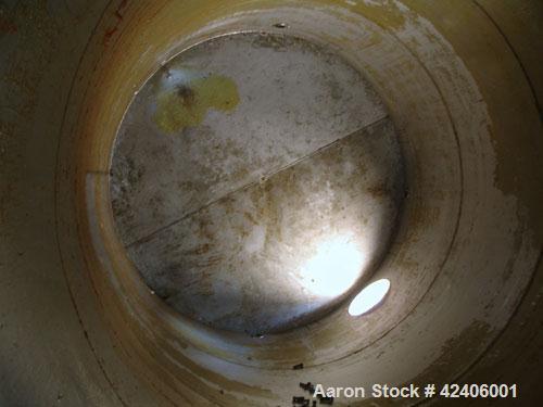 Used Henders Boiler and Tank Storage Tank, approximately 11,175 gallon, 304 stainless steel, vertical. Approximately 120’’ diameter x 228’’ straight side, slight coned top, flat bottom. Openings: top...