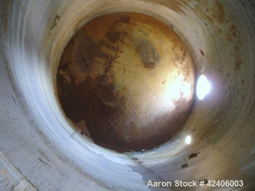 Used Henders Boiler and Tank Storage Tank, approximately 11,175 gallon, 304 stainless steel, vertical. Approximately 120’’ diameter x 228’’ straight side, slight coned top, flat bottom. Openings: top...