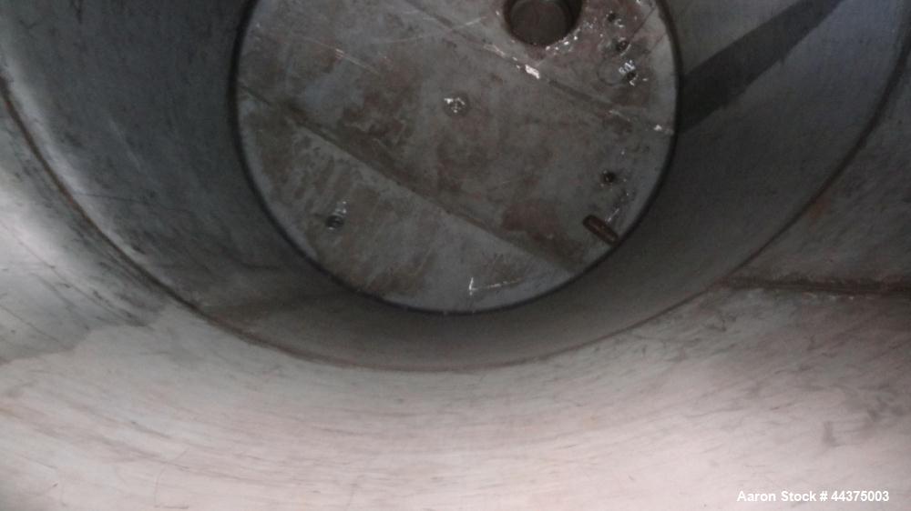 Used Imperial Steel Tank, 10,000 Gallon, 304 Stainless Steel, Vertical. 120" Diameter x 192" straight side, dished top and bottom. Openings top (2) 2", 3", 4", approximate 18" man way with cover. 23"...