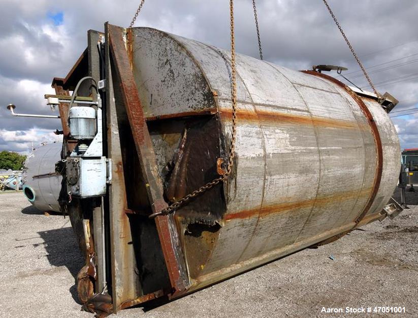 Used Imperial Steel Tank Company Tank, 12,000 Gallon, 304 Stainless Steel, Vert