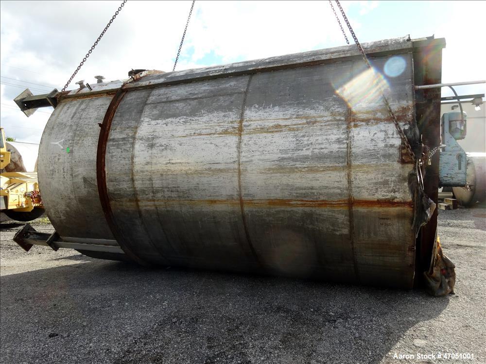 Used Imperial Steel Tank Company Tank, 12,000 Gallon, 304 Stainless Steel, Vert