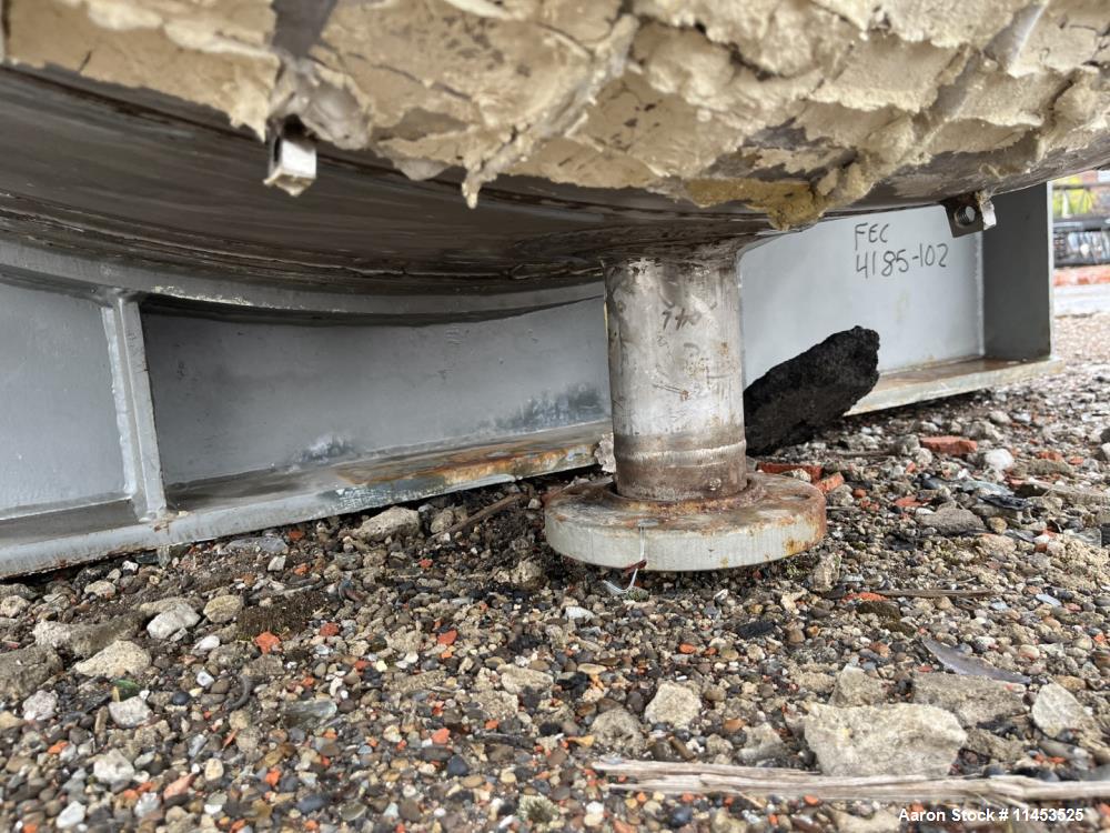 Used 5,000 Gallon Industrial Alloy Horizontal Receiver Tank