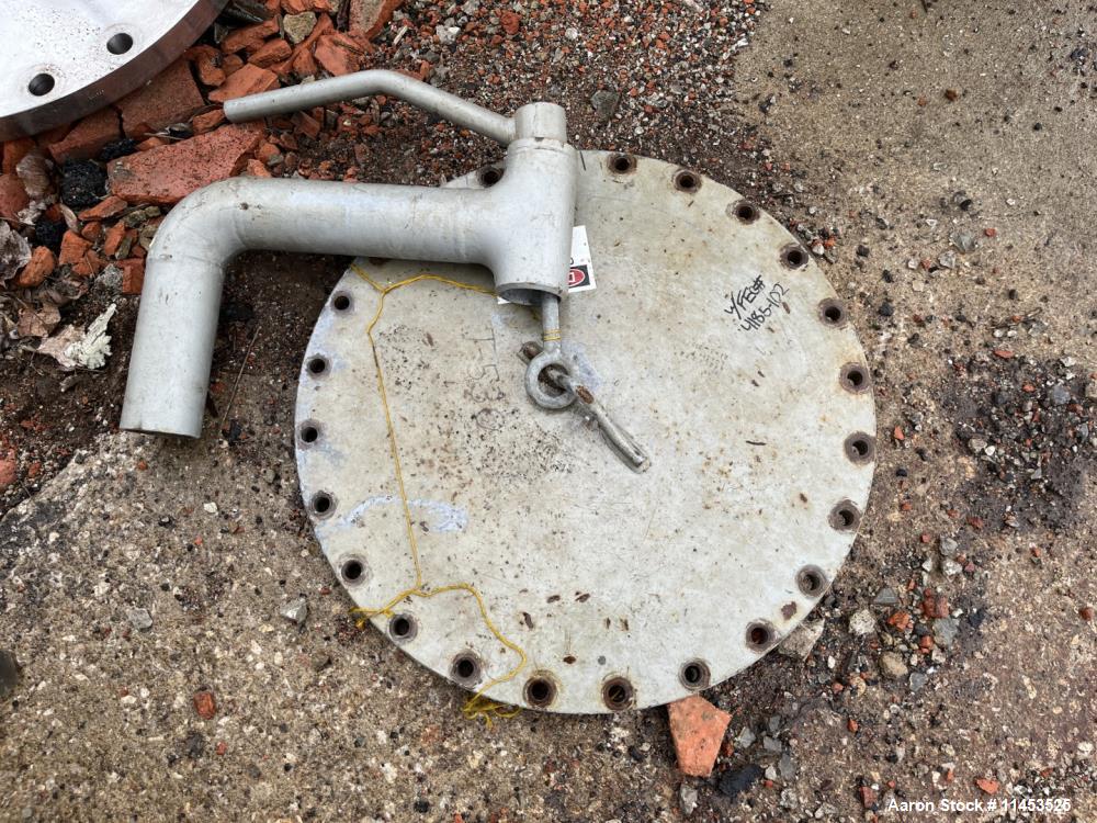 Used 5,000 Gallon Industrial Alloy Horizontal Receiver Tank