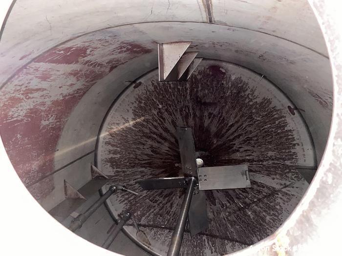 Used IPSCO 9300 Gallon 304 Stainless Steel Vertical Mix Tank