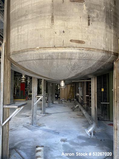 Used IPSCO 9300 Gallon 304 Stainless Steel Vertical Mix Tank
