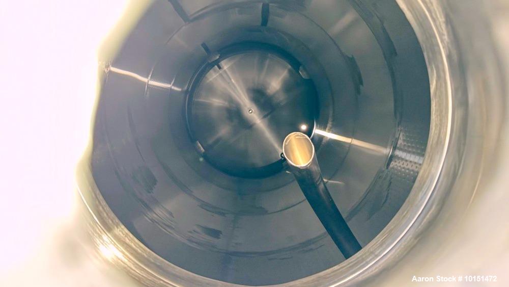 Used JV Northwest (ICC) Stainless Steel Jacketed Vessel.  304 stainless steel; 200BBL, (Approximately 6,200 Gallon); 8'10" diameter  x  19'3" tall;  Dished top and cone bottom; Vertical; Jacket desig...