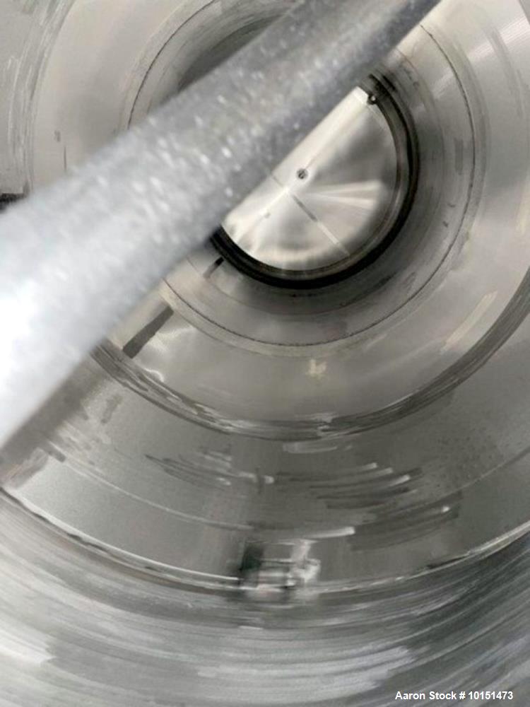 Used JV Northwest (ICC) Stainless Steel Jacketed Vessel.  304 stainless steel; 200BBL, (Approximately 6,200 Gallon); 8'10" diameter  x  19'3" tall;  Dished top and cone bottom; Vertical; Jacket desig...