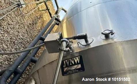 Used JV Northwest 12,500 Gallon Stainless Steel Glycol Jacketed Tank – Brewery Fermentation Vessel