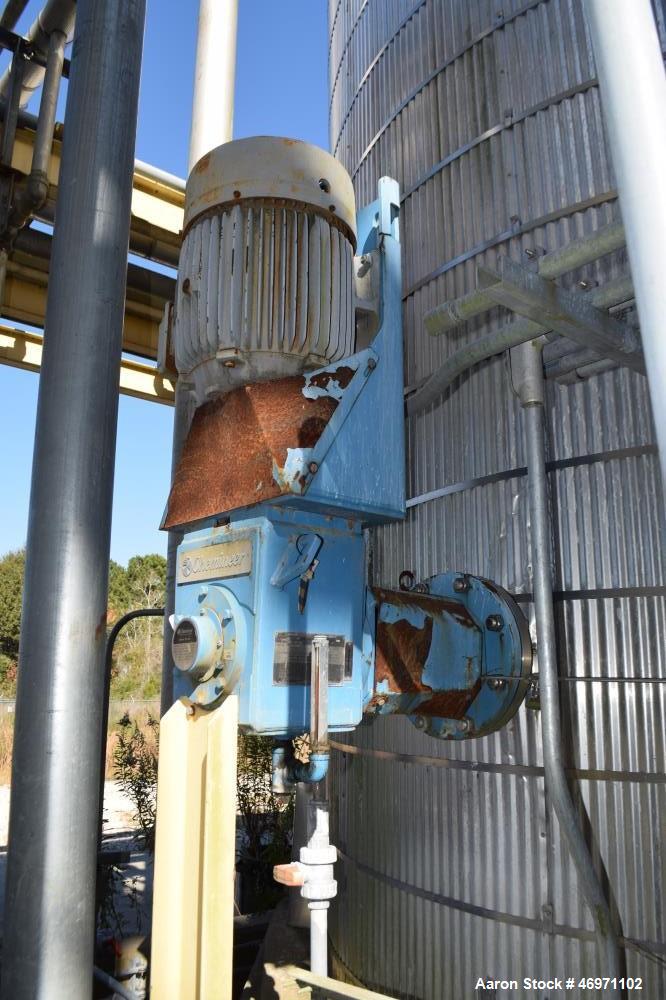 Used JMW James Machine Works API 650 Tank, 9,400 Gallon, 316L Stainless Steel, Vertical. 120" Diameter x 192" straight side, coned top, 24” sloped bottom. Internal rated maximum operating temperature...