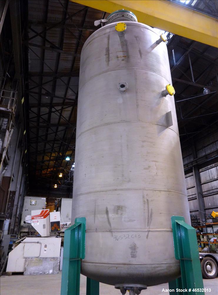 Unused- Graver Water Systems Approximate 5200 Gallon Cation Regeneration Vessel. Manufactured by Kennedy Tank, 316/316L stainless steel, vertical. 90" Diameter x 182" straight side, dished top and bo...