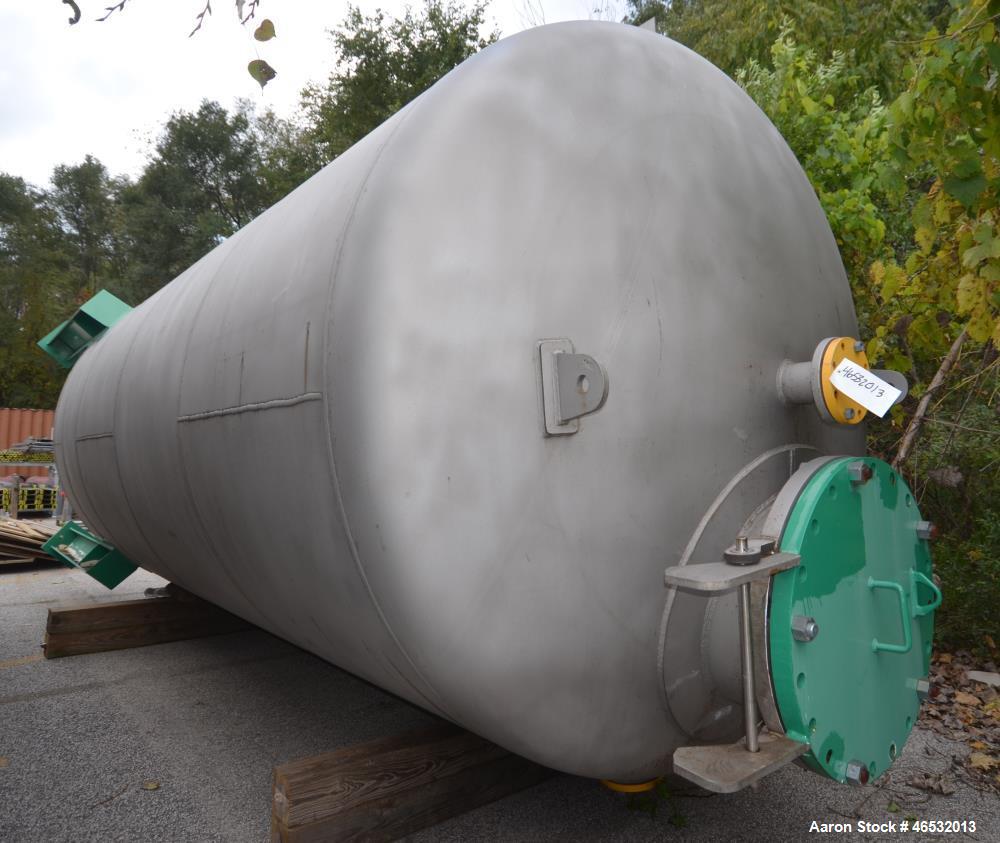 Unused- Graver Water Systems Approximate 5200 Gallon Cation Regeneration Vessel. Manufactured by Kennedy Tank, 316/316L stainless steel, vertical. 90" Diameter x 182" straight side, dished top and bo...