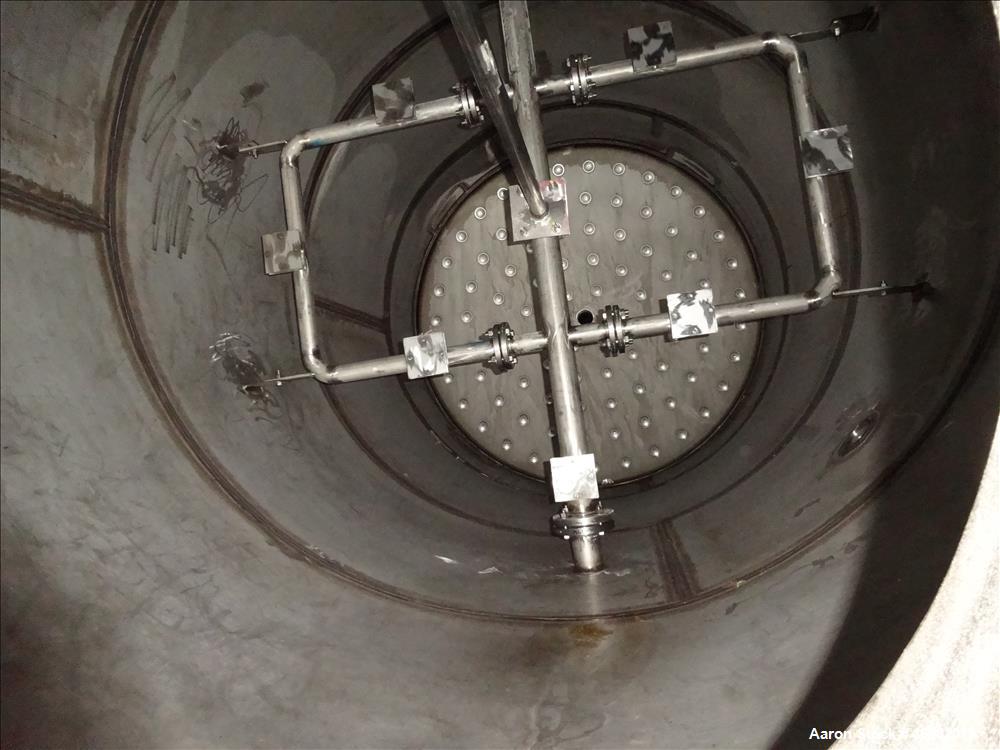 Unused- Graver Water Systems Approximate 5200 Gallon Cation Regeneration Vessel. Manufactured by Kennedy Tank, 316/316L stainless steel, vertical. 90" Diameter x 182" straight side, dished top and bo...